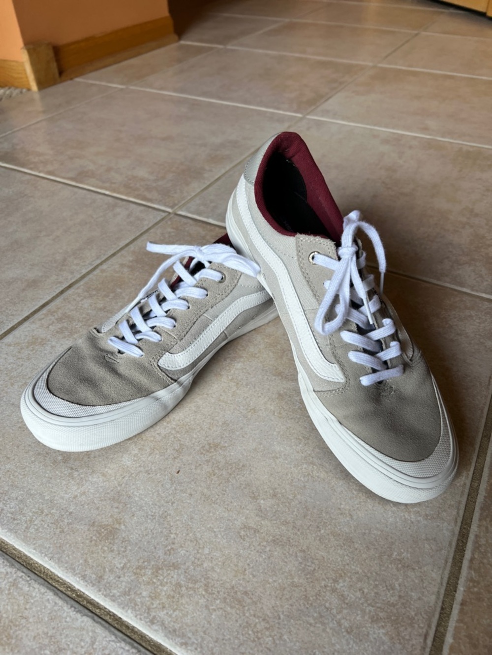 VANS STYLE 112 PRO DRIZZLE / MICRO CHIP LIGHT GRAY Men Skate SHOES -Sz 11.5